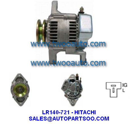LR140-716 LR140-721 - HITACHI Alternator 12V 40A Alternadores hitachi alternator 40 amp wiring 
