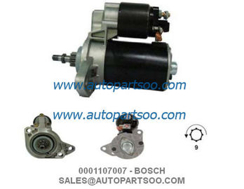 0001107026 0001107103 - BOSCH Starter Motor 12V 1.1KW 9T MOTORES DE ARRANQUE