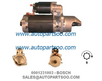 0001107026 0001107103 - BOSCH Starter Motor 12V 1.1KW 9T MOTORES DE ARRANQUE