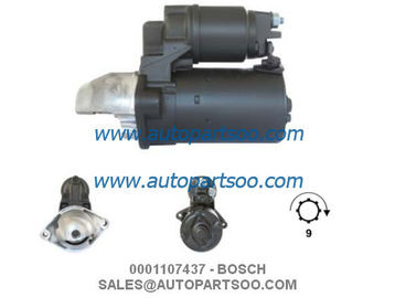 0001107437 0986021240 - BOSCH Starter Motor 12V 1.1KW 9T MOTORES DE ARRANQUE