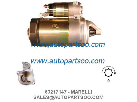 63217121 MT71A - MARELLI Starter Motor 12V 2.5KW 9T MOTORES DE ARRANQUE
