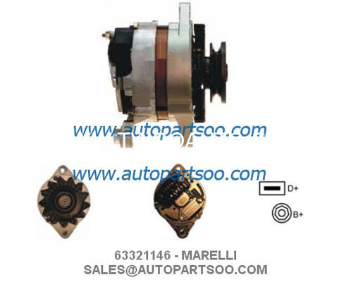 63321603 63321604 - MARELLI Alternator 12V 75A Alternadores