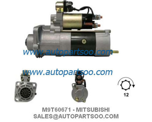 M9T60671 M9T60672 - MITSUBISHI Starter Motor 24V 5.5KW 12T MOTORES DE ARRANQUE
