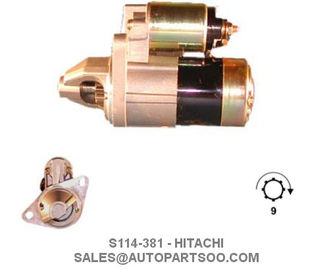 S114-381 DRS3703 - HITACHI Starter Motor 12V 1.2KW 9T MOTORES DE ARRANQUE