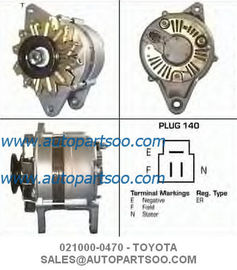 021000-0462 021000-0470 - TOYOTA Alternator 12V 60A Alternadores 2F 21R 4K