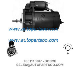 0001110007 0001110008 - BOSCH Starter Motor 12V 1.7KW 9T MOTORES DE ARRANQUE