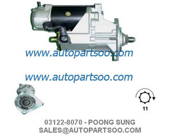 03122-8070 OK87T-18-400 POONG SUNG Starter Motor 24V 5.5KW 11T MOTORES DE ARRANQUE