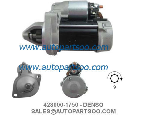 428000-1750 0986020890 - DENSO Starter Motor 12V 1.2KW 9T MOTORES DE ARRANQUE
