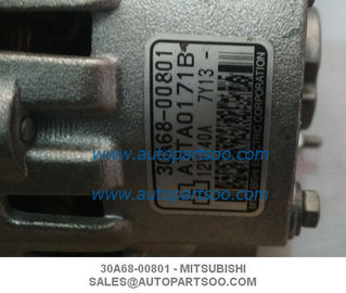30A68-00801 A7TA0171B - Mitsubishi Alternator Cub  New Holland Vetus 12V 40A