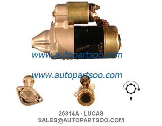 26814A LRS00711 - LUCAS Starter Motor 12V 1.4KW 8T MOTORES DE ARRANQUE