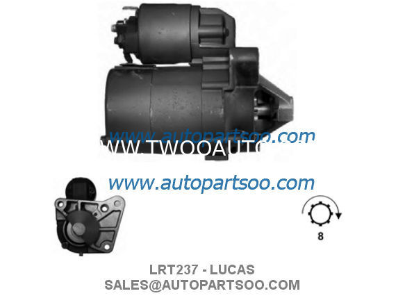 LRS01566 LRT237 - LUCAS Starter Motor 12V 0.8KW 8T MOTORES DE ARRANQUE