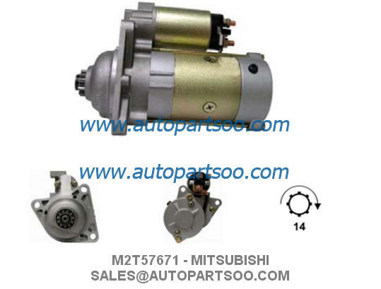 M2T57671 M2T57672 - MITSUBISHI Starter Motor 12V 2.7KW 14T MOTORES DE ARRANQUE