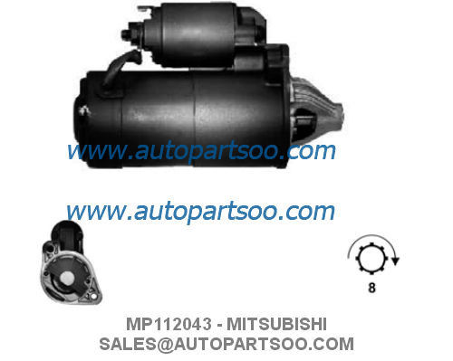 MD362207 MP112043 - MITSUBISHI Starter Motor 12V 1.2KW 8T MOTORES DE ARRANQUE