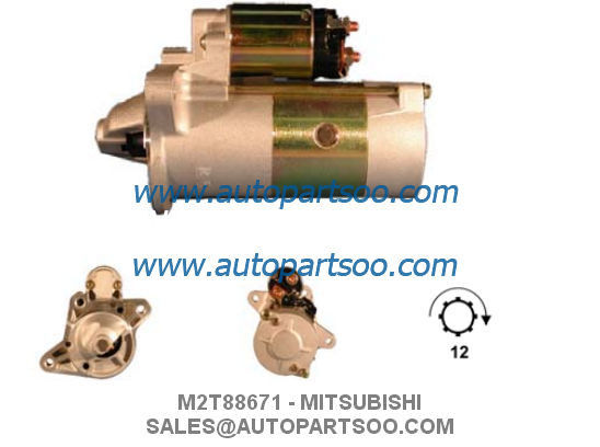M2T88671 DRS3915 - MITSUBISHI Starter Motor 12V 2.3KW 12T MOTORES DE ARRANQUE