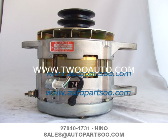 27040-1731,0201 172 0013 - HINO Alternator 24V 60A Alternadores HO7D W06E F17D F17E  F20C