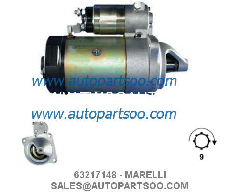 63217148 0001362062 - MARELLI Starter Motor 12V 2.5KW 9T MOTORES DE ARRANQUE