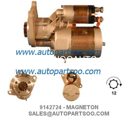 9142724 0001358201 - MAGNETON Starter Motor 12V 2.7KW 12T MOTORES DE ARRANQUE