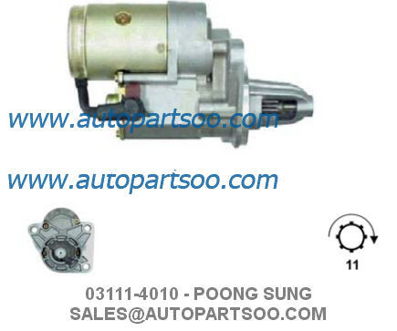 03111-4010 03111-4200 POONG SUNG Starter Motor 12V 2.2KW 11T MOTORES DE ARRANQUE