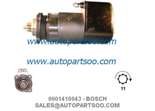 0001416043 0986014870 - BOSCH Starter Motor 24V 5.4KW 11T MOTORES DE ARRANQUE
