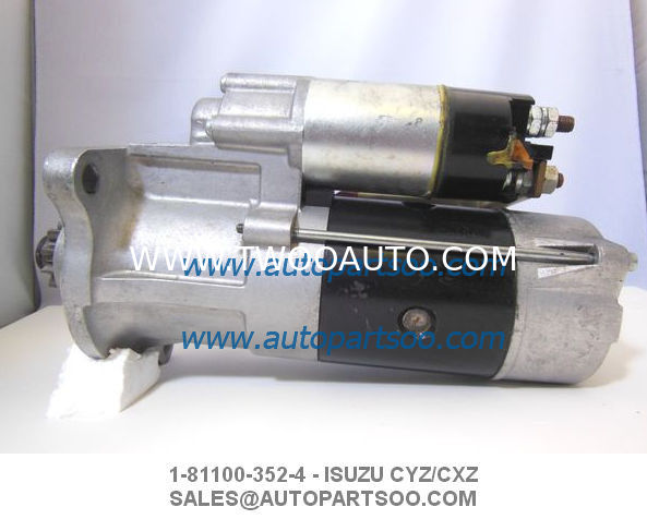 1-81100352-4 M009T81471 - ISUZU CYZ CXZ Mitsubishi Starter Motor 24V 7.0KW 11T