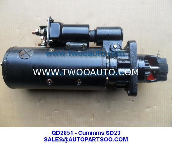 QD2815 - Cummins NTA855-C280 STARTER SD32 SD22 for Bulldozer MOTORES DE ARRANQUE